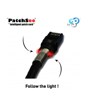Patchsee RJ45 CAT.6a FTP black 0,6m nr 1