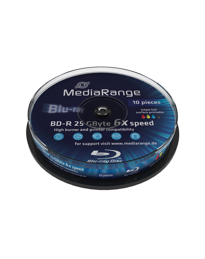 BD-R 6x CB 25GB MediaR Pr. 10 sztuk główny