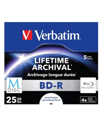 VERBATIM BD-R M-Disc 4x JC 25GB 5 sztuk