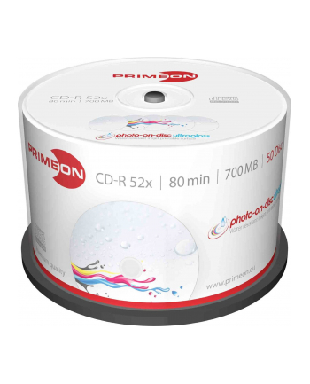 PRIMEON CD-R 700 MB 52x, CD-R - 50 sztuk - 2761109