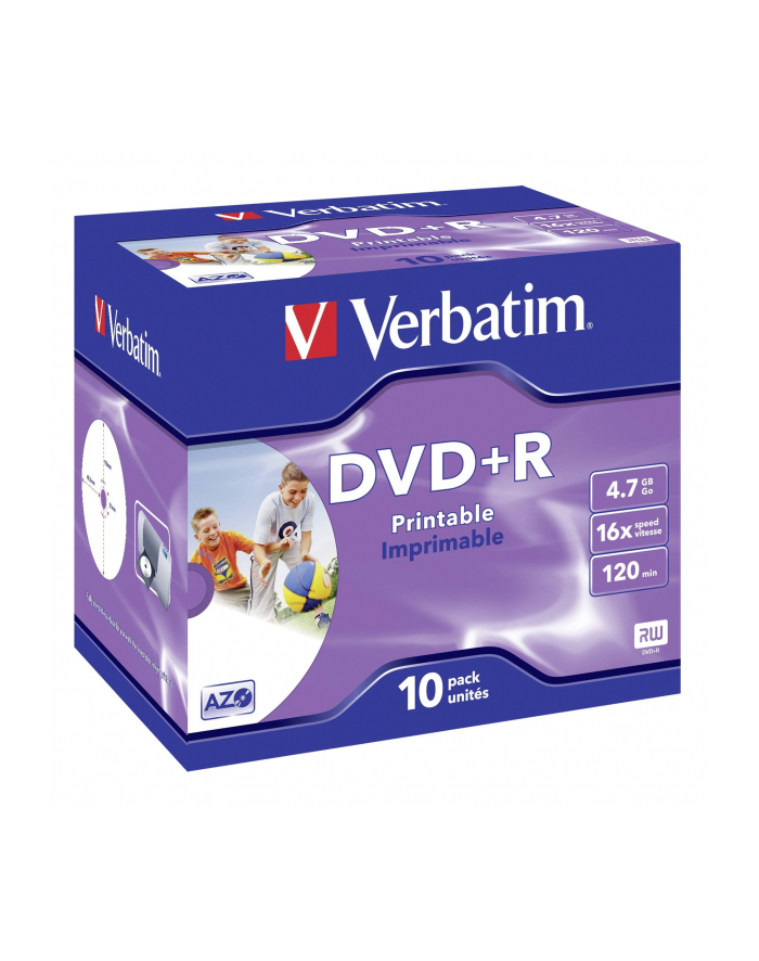 DVD+R 16x JC 4,7GB Verbatim Pr. 10 sztuk główny