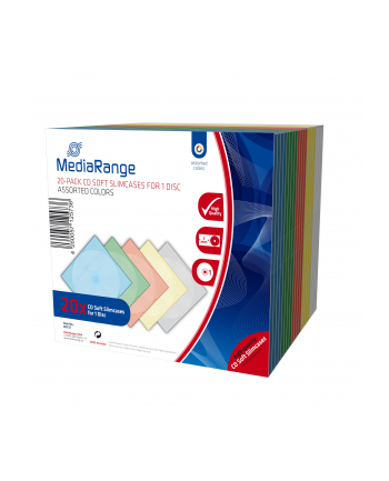 CD/DVD Soft-Slimcase Color 5x4 20 sztuk
