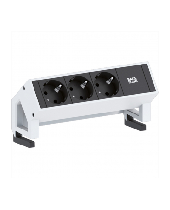 Bachmann DESK2 3x Gniazda 0,2m GST18 RAL9010
