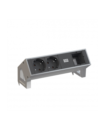 Bachmann DESK2 2x Gniazda 1xABD Strom