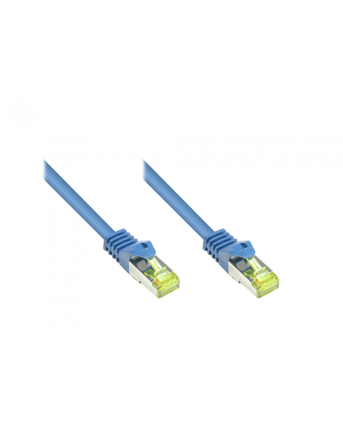 Kabel sieciowy Cat7 SFTP blue 1,0m główny