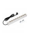 Bachmann 19 Cali 1HE 9x Gniazd Strom 2m Schuko - nr 24