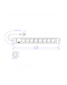 Bachmann 19 Cali PVC 8x Gniazd Strom 2m Schuko - nr 10