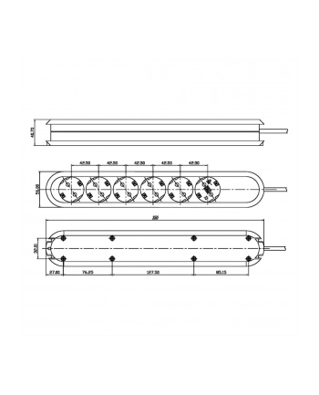 Bachmann SMART 6x Gniazd white
