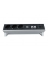 Bachmann DESK2 2x Gniazda 1xABD GST18 RAL9010 - nr 1