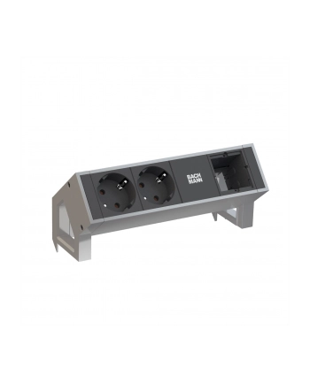 Bachmann DESK2 2x Gniazda 1xABD Strom