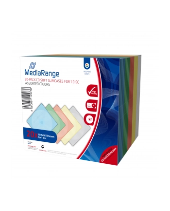 CD/DVD Soft-Slimcase Color 5x4 20 sztuk nr 2