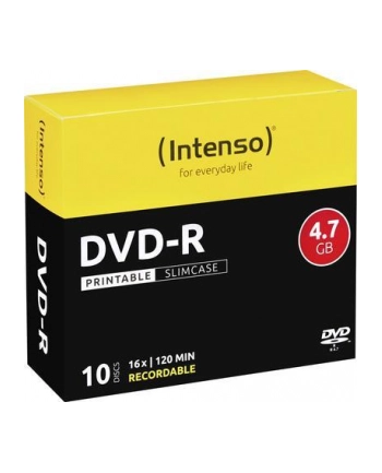 DVD-R 16x SC 4,7GB Intenso Pr. 10 sztuk nr 2