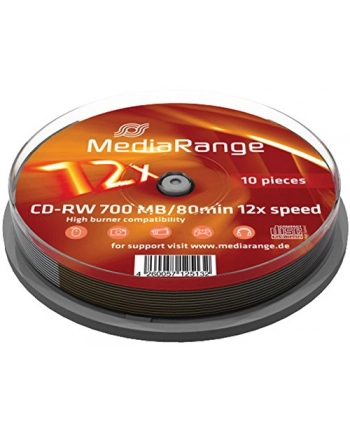 CDRW 12x CB 700MB MediaR. 10 sztuk nr 2