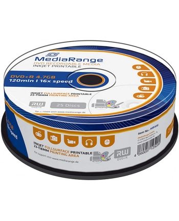 DVD+R 16x SP 4,7GB MediaR. Pr. 25 sztuk nr 1