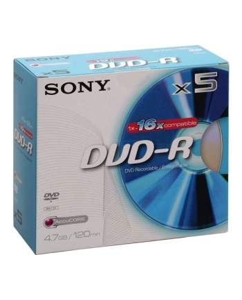 DVD-R 16x SC 4,7GB MediaR 5 sztuk nr 2