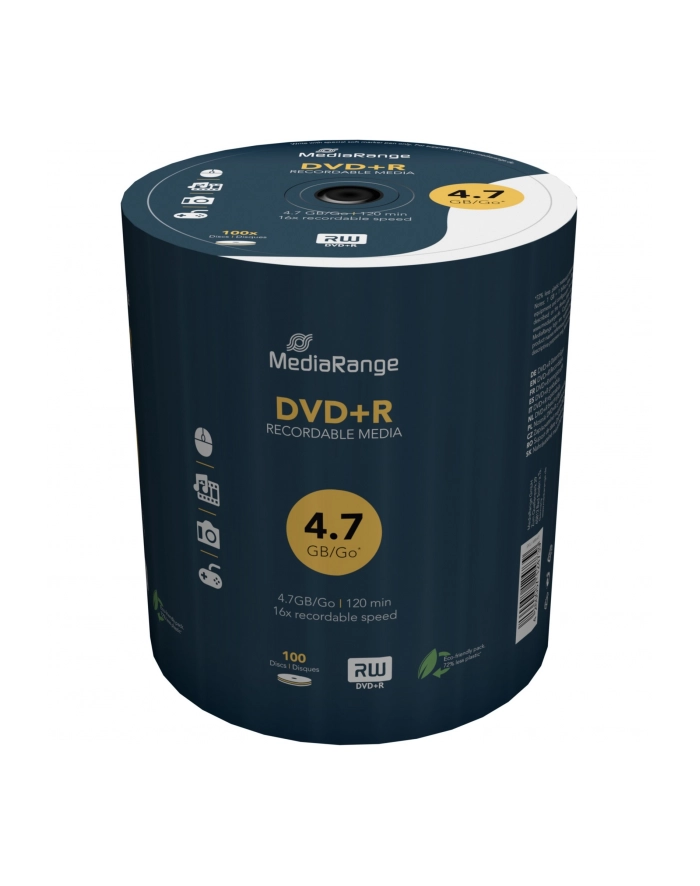 DVD+R 16x CB 4,7GB MediaR 100 sztuk główny