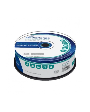 DVD+DL 8x CB 8,5GB MediaR 25 sztuk nr 2