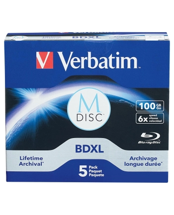 Verbatim BD-R 100GB M-Disc - 5 sztuk nr 1