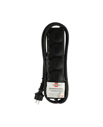 Brennenstuhl IP44 4x Gniazda black nr 1