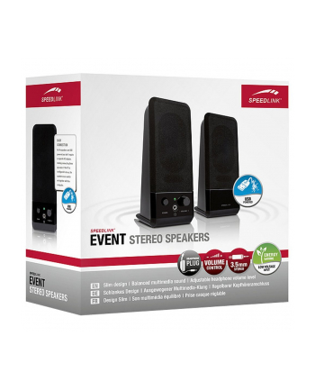 Speedlink EVENT Stereo Speakers black