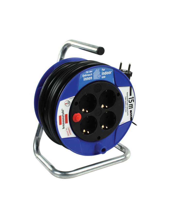 Brennenstuhl Kompakt Przedłużacz 4x gniazda - 15m blue główny