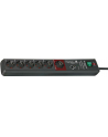 Brennenstuhl Secure-Tec M/S 6-fach 19500A gy/bk - nr 12