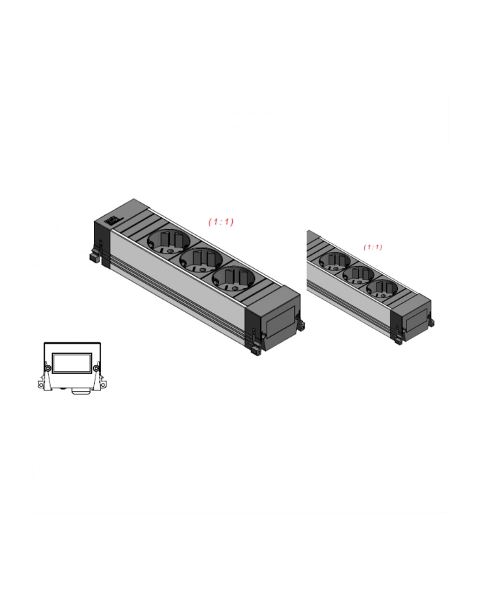 Bachmann Power Frame 3x Gniazda kurz główny