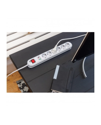Bachmann SMART 6x Gniazd white ÜSS 1xprzełącznik