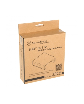 SilverStone SST-SDP10B - 5.25 cala na 1x 3.5 cala lub 2x 2.5 cala nr 1