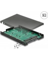 DeLOCK Adapter 2x 67P M.2 NGFF na SATA 22Pin - 2.5 cala - nr 25