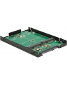 DeLOCK Adapter 2x mSATA+ Raid na SATA 22Pin - 2.5 cala - nr 17