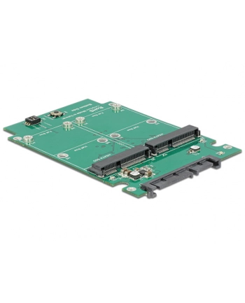 DeLOCK Adapter 2x mSATA+ Raid na SATA 22Pin - 2.5 cala nr 2