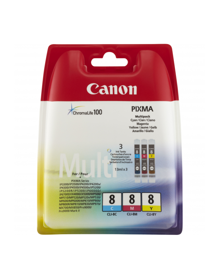 Canon Tusz Multipack CLI-8 główny