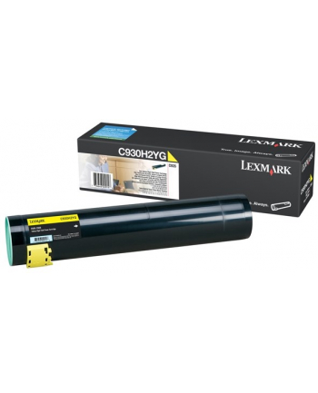 Lexmark Toner żółty C930H2YG