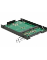 DeLOCK Adapter 2x mSATA+ Raid na SATA 22Pin - 2.5 cala - nr 14