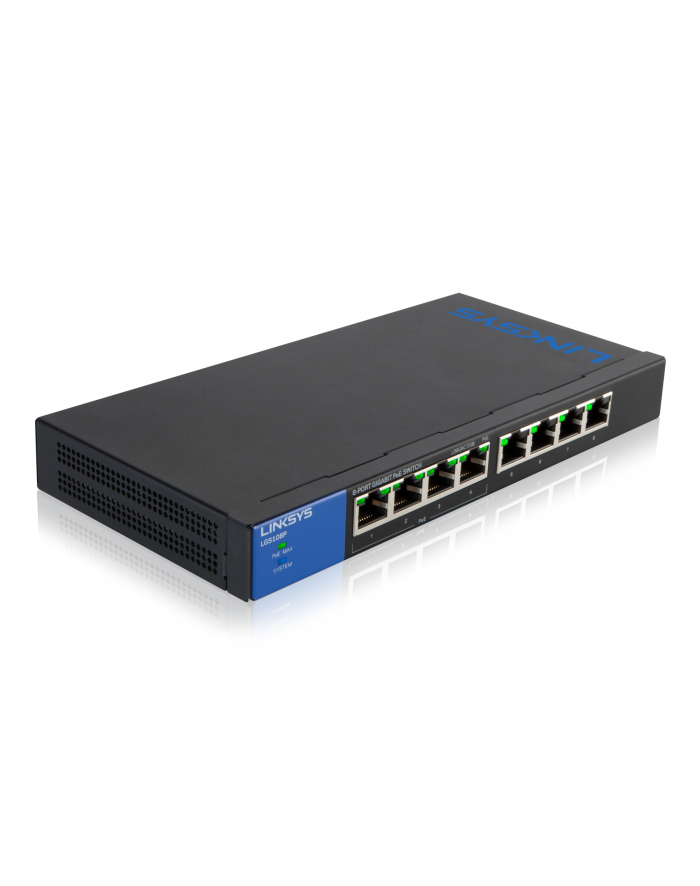 Linksys LGS108P PoE/1000/UNM/ 8 - LGS108P-EU główny