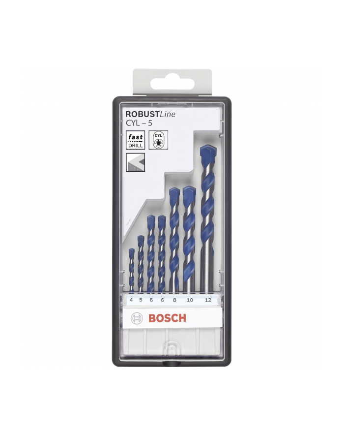Bosch Wiertła do betonu Set CYL-5 7 sztuk główny