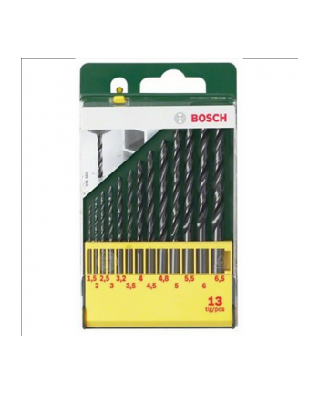 Bosch HSS-R-Wiertła do metalu - zestaw 13 sztuk