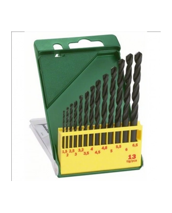 Bosch HSS-R-Wiertła do metalu - zestaw 13 sztuk nr 1