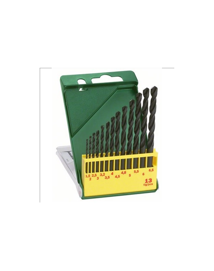 Bosch HSS-R-Wiertła do metalu - zestaw 13 sztuk główny