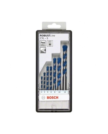 Bosch Wiertła do betonu Set CYL-5 7 sztuk nr 2