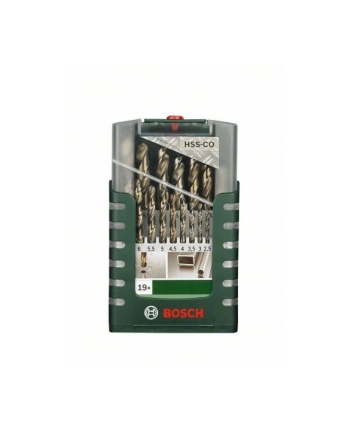 Bosch HSS-Co-Wiertła do metalu - zestaw 19 sztuk nr 1
