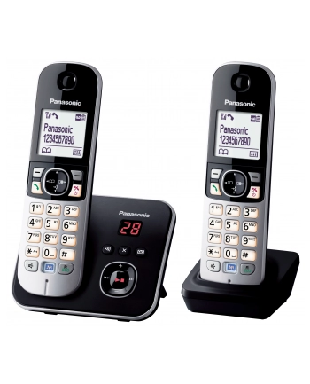 Panasonic KX-TG6822GB AB +1 MBT black niemieckie menu !! nr 1