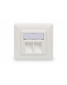 Digitus Leerdose do Keystone Module UP - Ramy 80x80mm Zentralplatte 50x50mm - nr 22