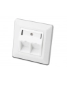 Digitus Leerdose do Keystone Module UP - Ramy 80x80mm Zentralplatte 50x50mm - nr 3
