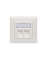 Digitus Leerdose do Keystone Module UP - Ramy 80x80mm Zentralplatte 50x50mm - nr 8