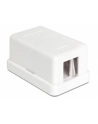 Delock Keystone Obudowa 1 Port white - nr 11