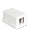 Delock Keystone Obudowa 1 Port white - nr 8