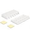 Delock Keystone Obudowa 6 Port white - nr 15