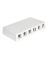 Delock Keystone Obudowa 6 Port white - nr 1